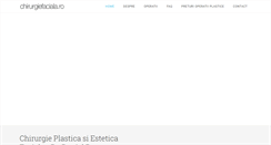 Desktop Screenshot of chirurgiefaciala.ro